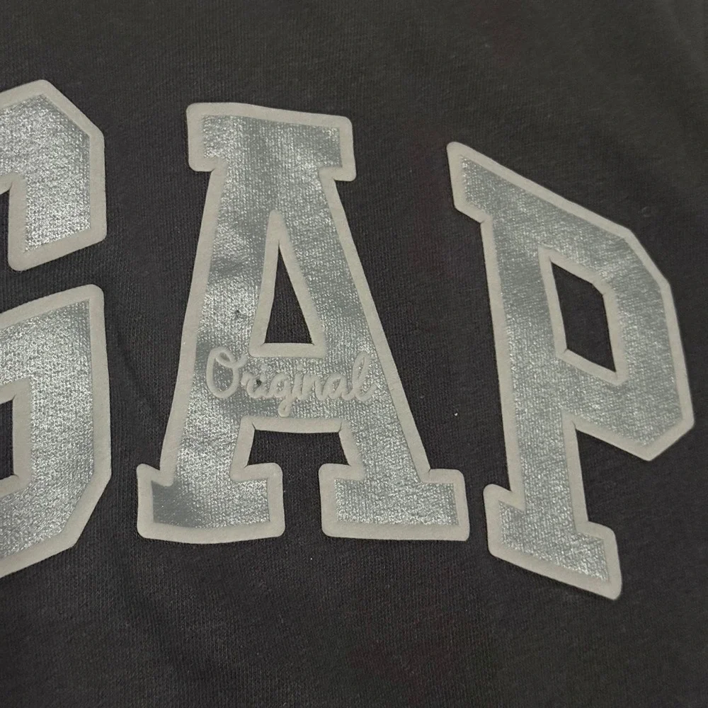 GAP Kids Black Sweatshirt Crew Neck Pullover‎ Long Sleeve Top Size S